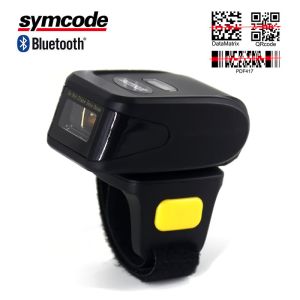 Auto Sense Bluetooth Ring Scanner / Finger Barcode Scanner Increase Efficiency