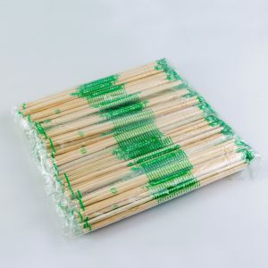 China Custom 100% Natural Bamboo Chopsticks Disposable Round Shaped on sale