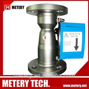 Metal tube floats mechanical flow meter