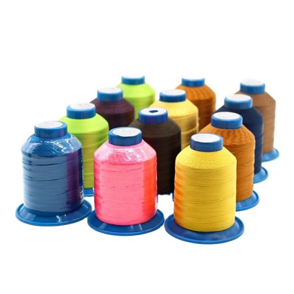 Customized LOGO High Strength Polyester UV Sewing Thread for Leather Sewing 100G