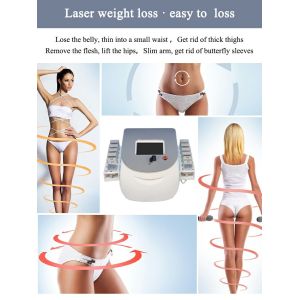 Cellulite Diode Lipo Laser Slimming Machine 12 Pads 350mw 1 Year Warranty