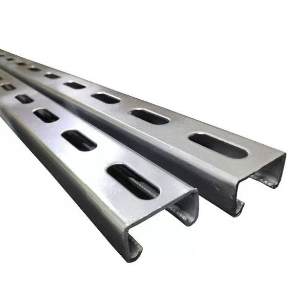 Versatile Carbon Steel Perforated C Channel Metal Strut Channel Steel C Shaped