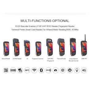 CE IP65 Data Collector Android Handheld PDA Smartphone with Barcode Scanner