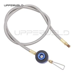 Stainless Steel Camping Gas Cylinder Connector Burner Stove Adapter for