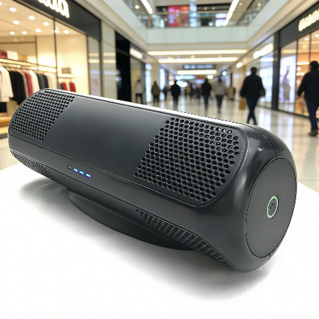 Plasma Air Purifier with 500 Sq Ft Coverage and 12h Working Time Featuring