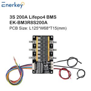 Enerkey 3S 200A Lithium Battery BMS LiFePO4/Li-ion/Lto/SIB Protect Board with