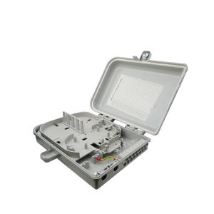 Fiber Distribution Box PLC Splitter Box 16 Port ISO9001 CATV