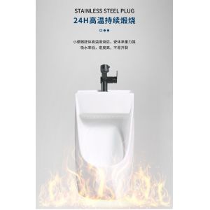 Ceramic Top Spud Wall Mounted Urinal With Wash Basin Save Water