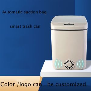 New Large-capacity Household Kitchen Smart Trash Can with Cover Automatic