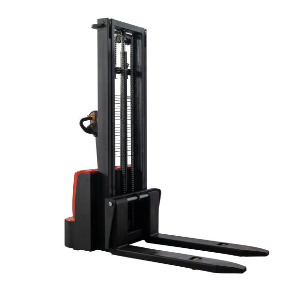 Quality Walkie Electric Pallet Stacker With PU Wheel Loading 1000kg 1500kg wholesale