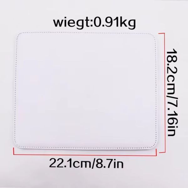 Customize Logo Rectangle Dye Sublimation Blanks Pu Leather Desk Mat Mouse Pad Non-Slip Mousepad Rgb Gamer