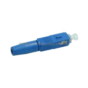 Green / Blue SC UPC APC Field Installable Connector FTTH Use