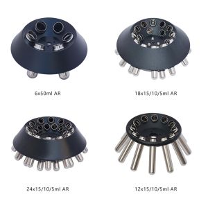 Benchtop Laboratory Centrifuge with 6*50ml Capacity 10 Speed Curves and 30