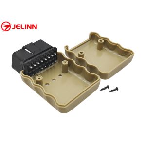 Custom OBD 2 Enclosures Case OBD2 Housing and Male Plug With Straight Pin