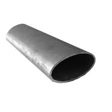 China Q195 / Q235 Slotted Steel Tube , Moisture Proof Oval Steel Pipe Custom Color on sale