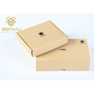 Brown Corrugated Shipping Box / Standard Collapsible Kraft Corrugated Mailers