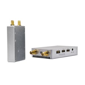 Wireless Ethernet UAV Video Transmitter Lightweight Two Way Radios LOS 14km Long