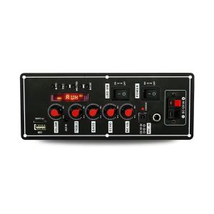 Wireless Wired Microphone Trolley Speaker with FM Radio and Bt Decoder Amplifier