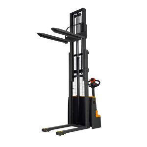1500kg Electric Walkie Stacker Forklift with 1-5m Lift Height