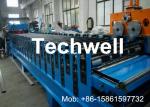 Steel Glazed Roof Step Tile Roll Forming Machine With Hydraulic Type Pressing