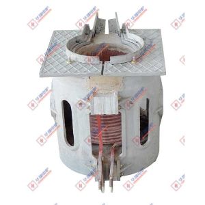 Aluminium shell electric induction furnace