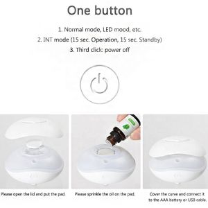 Battery Mini Car Air Purifying Aroma Diffuser