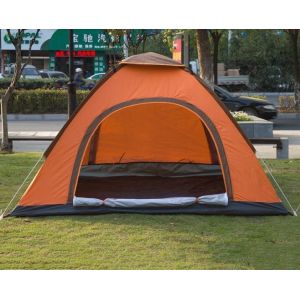 3 to 4 Person Single Layer 2 Doors Camping Tent Easy Set Up Camping Tent(HT6053)