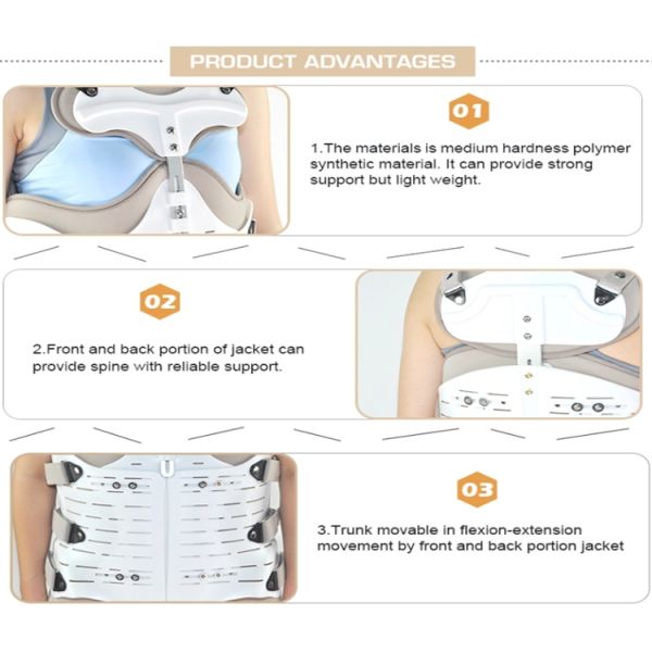 Healthcare Product Inflatable Back Brace for Orthopedic Rehabilitation Thoracolumbar Spain Sacral Brace