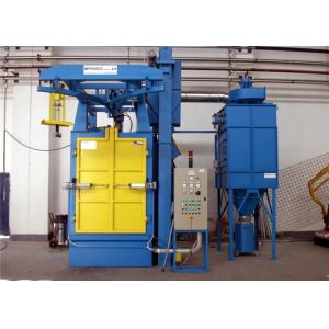 Small Steel Shot Blasting Machine 25T/H Lifting Capacity With Rubber Belt
