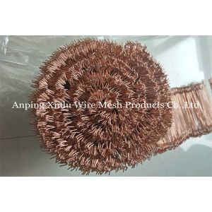 Copper Coated Twins Wire Double Loop Tie Wire 1.2mm Galvanized 4 Inch Length