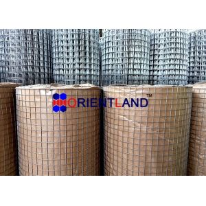 GI Electric Galvanized Welded Wire Mesh Rolls 1" Hole Size 25m