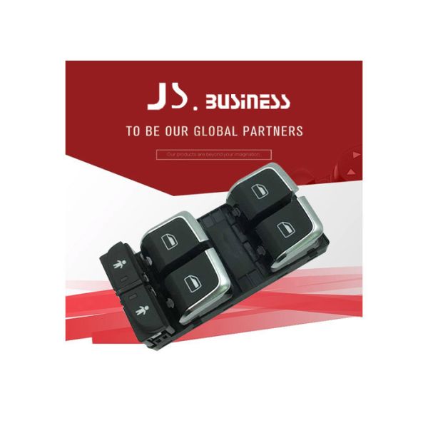 Chrome Driver Side Window Switch Quattro Glass Lift Master Electric Switch