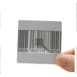 RF 8.2MHz 40x40mm Electronic Magnetic EAS Soft Label Sticker