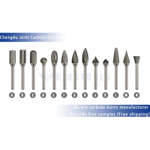 1/4 Shank Carving Cutting Grinding Drilling Polishing Tools 6mm Double Cut Tungsten Carbide Burr