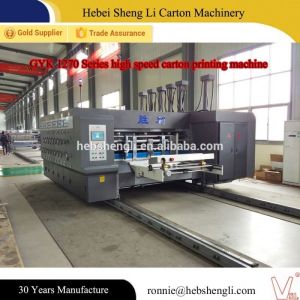 Carton Printing Slotting Die Cutting Machine With 3 Years Warranty