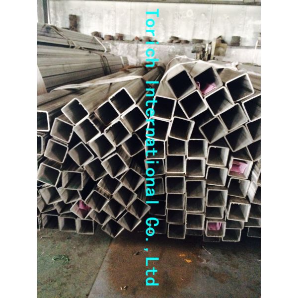 Rectangular Welded Steel Tube , ASTM A554 Welded Stainless Steel Mechanical