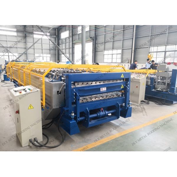 Quality 11.5T Double Layer Roofing Sheet 50Hz 380V PLC Roof Sheet Former wholesale