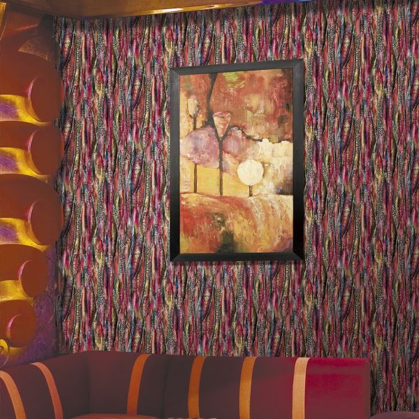 Embossed Peel And Stick Removable Wallpaper For Room Interior , PVC Material