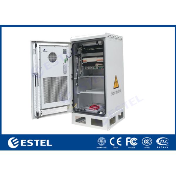 Quality PEF Insulation IP55 Pole Mount Enclosure 150W/K Heat Exchanger wholesale