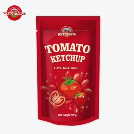 OEM China Factory Price 100g Sweet And Sour Ketchup Pouch, Pure Natural