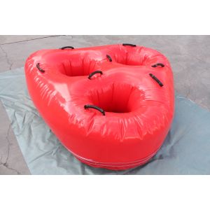 1.7x1.7x0.5m PVC Tarpaulin Inflatable Water Games Boat