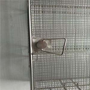 Cheap Plain Weave Welded Sus304L Wire Mesh Basket With Lid for sale