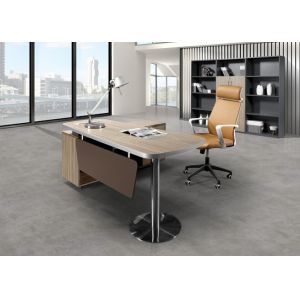 China Simple Line Design Melamine Office Furniture Executive Desk Beautiful Appearance on sale