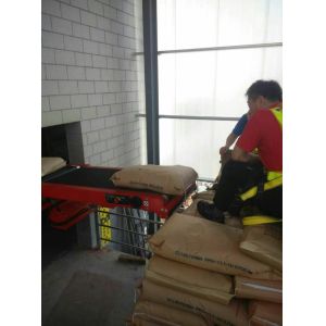 Telescopic Belt Conveyor with front rotary tongue conveyor