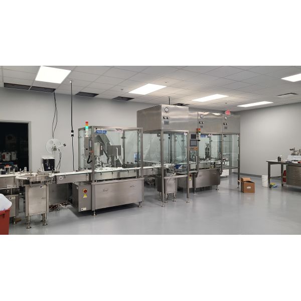 5ml-10ml Vial Filling Machine with ABB Motor Turntable Vial Loader and Thermal