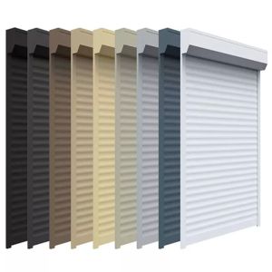 Light Weight Aluminium Roller Shutter Heat Insulated Double Glaze Close Blind
