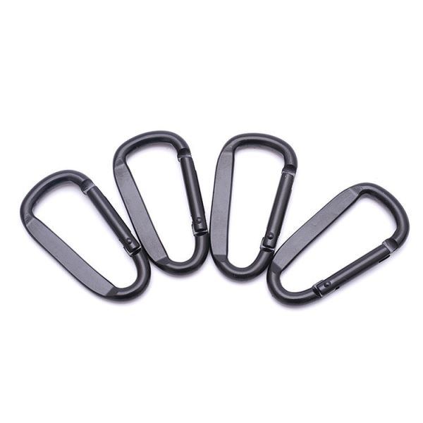 Shipping Cost Aluminum Flat D Ring Metal Keychain Carabiner Hook Samples US 1
