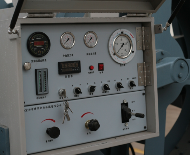 Tension Stringing Equipment TY1x40 Max Intermittent Pull 45kN Hydraulic Tensioner Cummins Engine