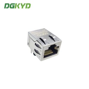 100Base 8 pin RJ45 Single Port Modular Jack Tab Up Without LED RJ45 With