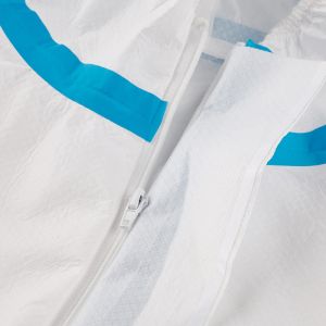 Waterproof Non Woven Pp 165cm Disposable Protective Suit